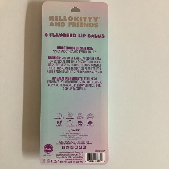 Hello Kitty & Friends Eyeshadow Palette, Lip Balm Set, Tumbler, Liquid Soap New - Picture 8 of 9